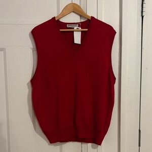 Vintage red vest